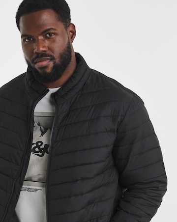Jack & Jones State Packable Puffer Coat - Black