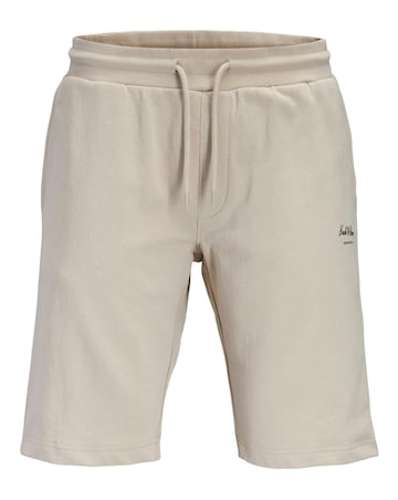 Jack & Jones Gordon Logo Sweat Short - Cream