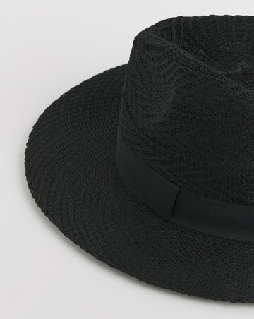 Black Western Cowboy Straw Hat
