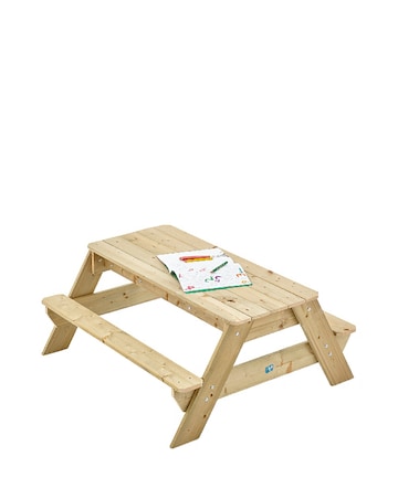 Tp Deluxe Wooden Picnic Table Sandpit