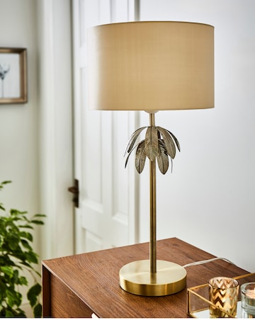 Tropical Palm Tree Table Lamp