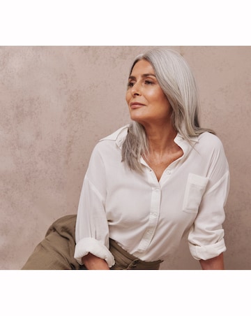 Julipa Truffle Ankle Grazer Pure Cotton Trouser