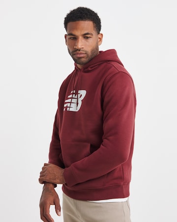 New Balance Essentials Logo Brushed Hoodie