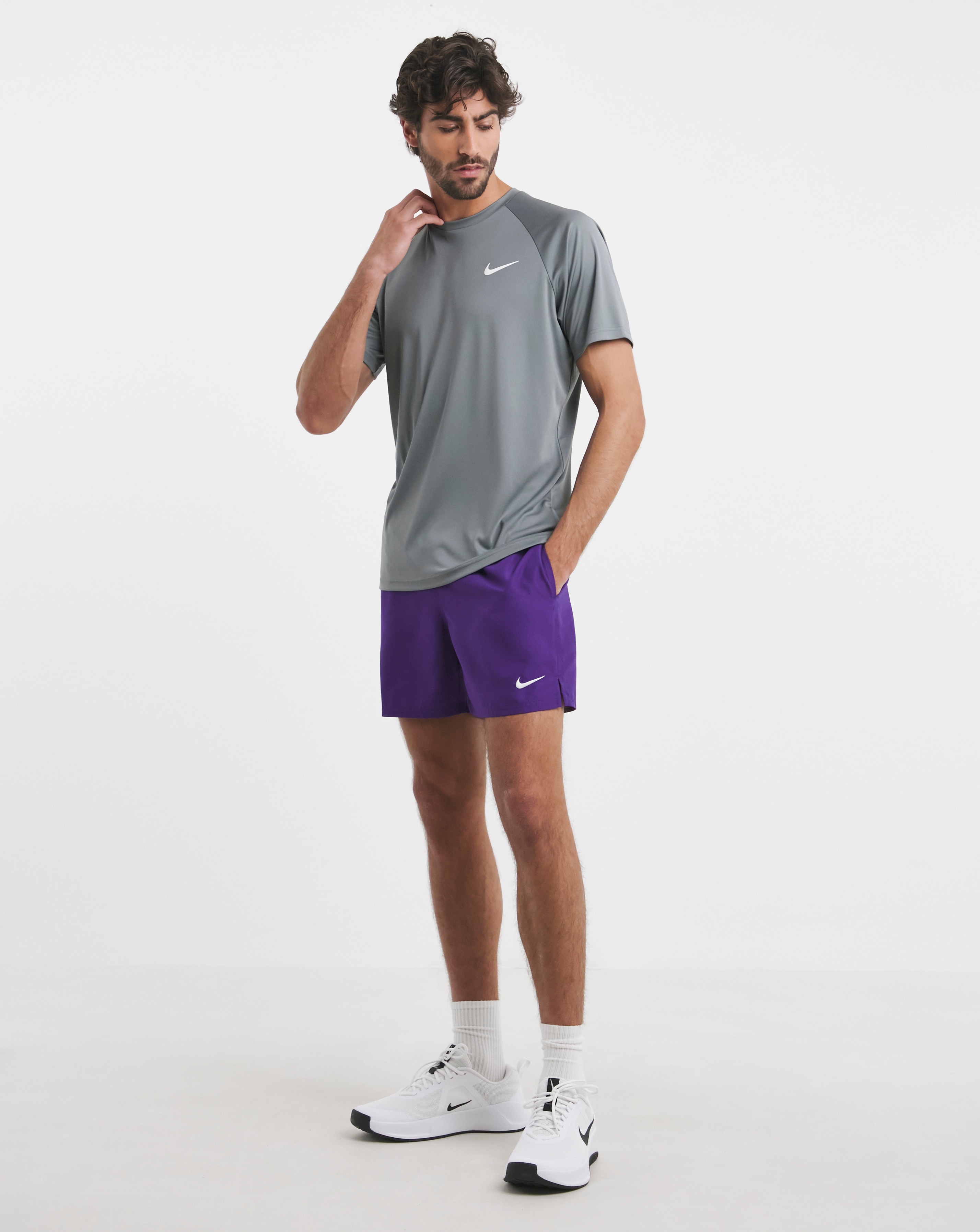 grey nike shorts jd