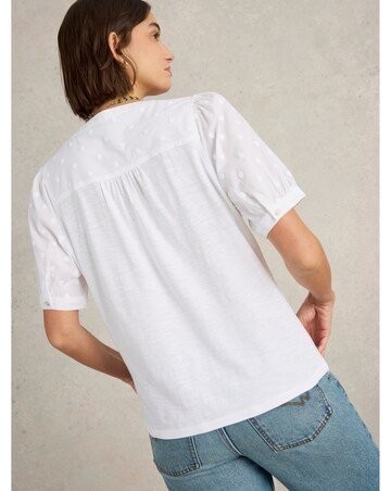 White Stuff Ellie Broderie Top