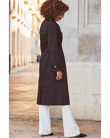 Sosandar Longline Trench Coat
