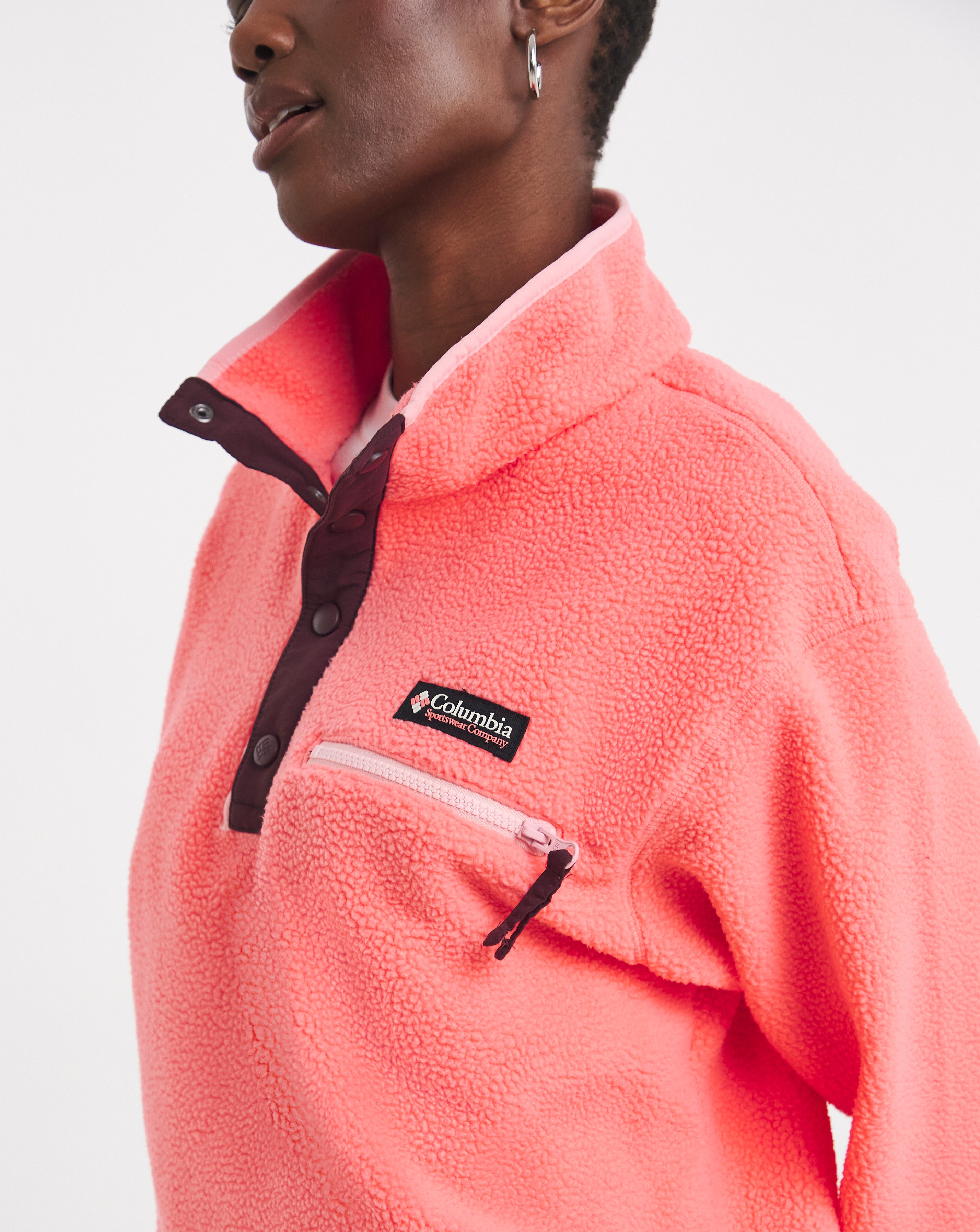 Columbia Helvetia II Cropped Half Snap Fleece | JD Williams