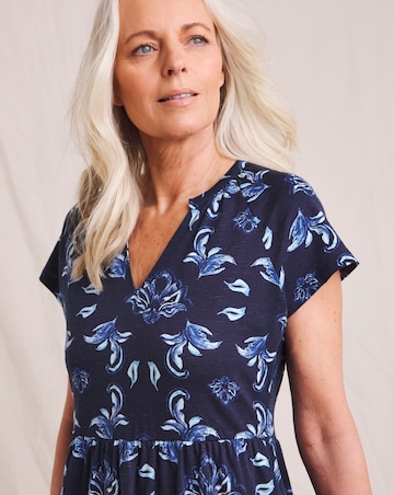 Julipa Pure Cotton Tiered Midi Dress