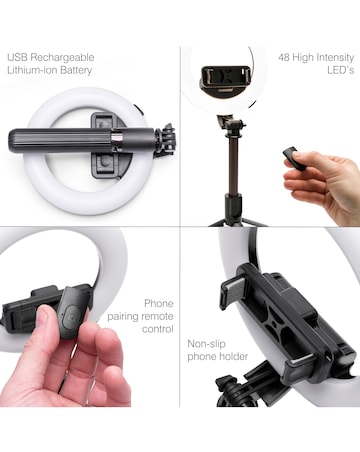 Rio Glamourglow Pro Beauty & Vlogging Ring Light