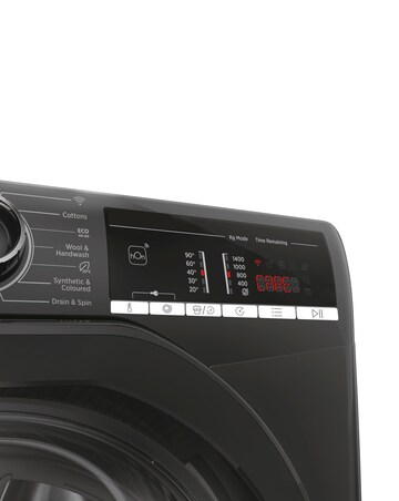 Hoover H-Wash 300 H3WO4105TABB4-80, 10kg, 1400rpm washing Machine - Black