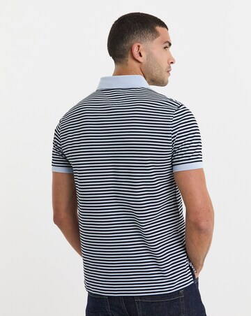 Tommy Hilfiger Short Sleeve Stripe 1985 Polo - Blue