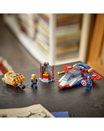 LEGO Marvel Captain America vs. Thanos, Super Hero Building Toy 76319