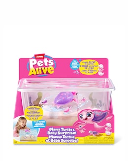 Pets Alive Mama &amp; Baby Surprise Mama Turtle Playset