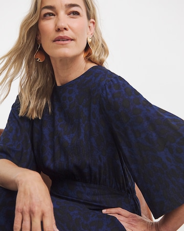 Half Sleeve Angel Sleeve Tea Dress