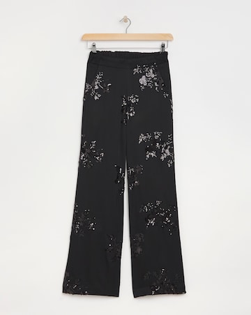 Joanna Hope Sequin Wide Leg Trouser