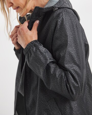 Grey Animal Short Pac A Mac Raincoat