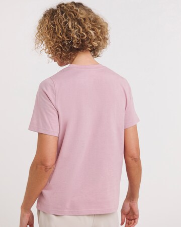 Blush Embellished Neck T-Shirt