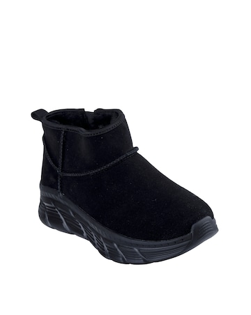 Skechers Bobs Flex Mini Suede Bootie - Standard Fit