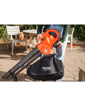 Flymo 18V EasiBlowVac Leaf Blower & Vacuum 4.0Ah Battery & Charger