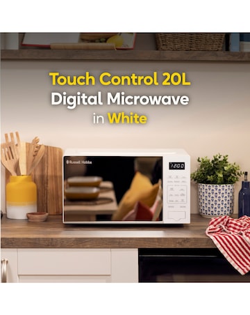 Russell Hobbs RHMT2005-M 20L Touch Control Digital Microwave - White