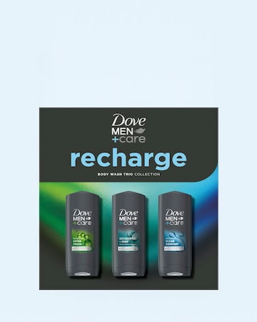 Dove Men + Care Recharge Bodywash Trio Gift Set Collection