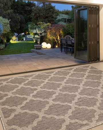 Trellis Gel Flatweave Rug