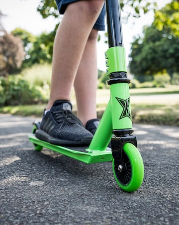 Xootz Y Bar Stunt Scooter Green Black