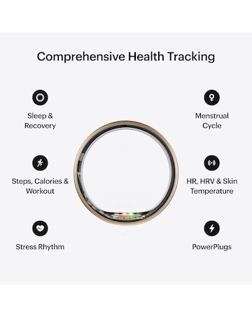 Ultrahuman Ring AIR Bluetooth Smart Ring - Brushed Rose Gold - Size 11
