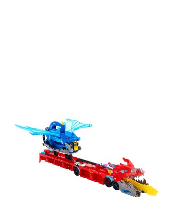 Hot Wheels City Ultimate Dual Dragon Transporter Playset
