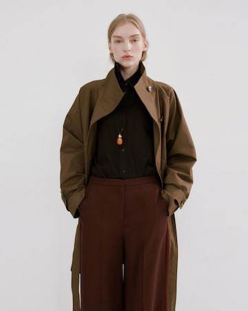 Mango High-Waisted Lyocell Trousers
