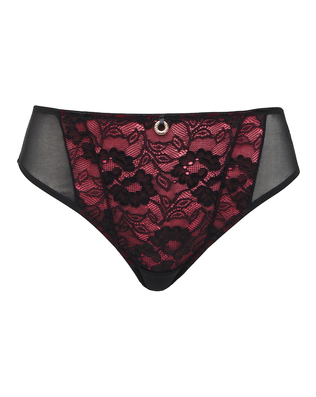 Simply Be Open Back Lace Brazilian Brief