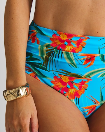 MAGISCULPT Firm Control Ruched High Waist Bikini Bottoms