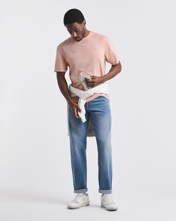 Union Garment Dyed T-Shirt- Washed Coral