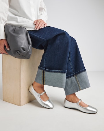 Virginia Mary Jane Flat Shoes - Extra Wide Fit (EEE)