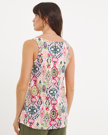 Pure Cotton 2 Pack Sleeveless Swing Vests