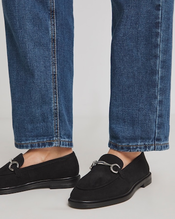 Ankara Classic Loafer With Metal Trim - Wide Fit (E)