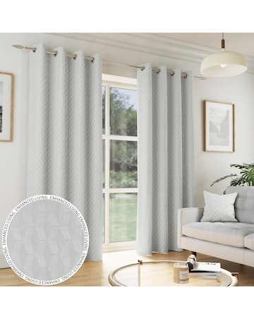Tokyo Velvet Eyelet Curtains