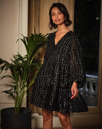 Fatface Lenny Metallic Frill