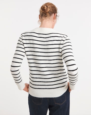 Stripe Knitted Sweatshirt