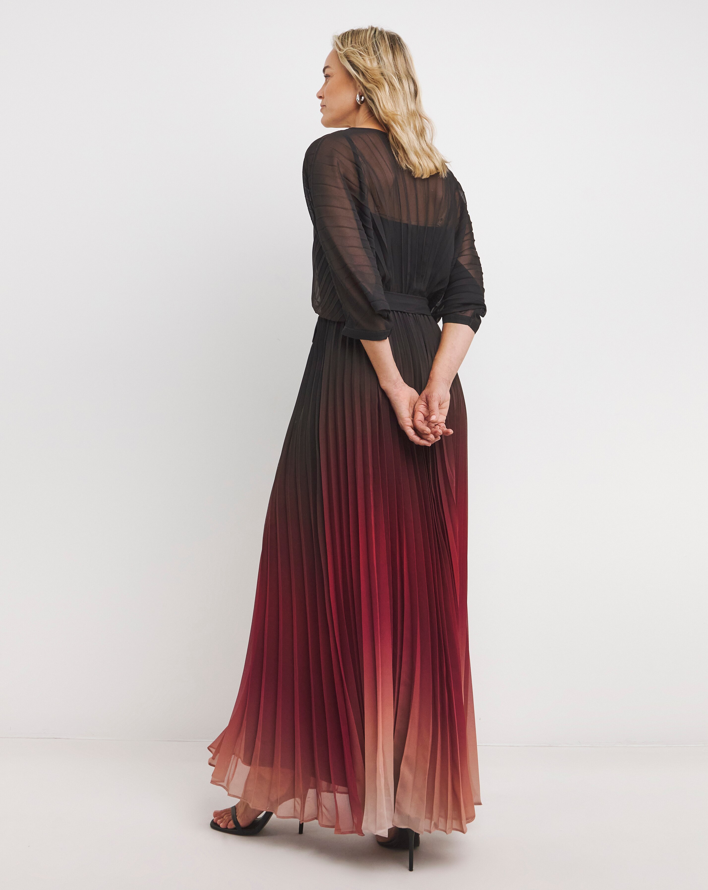 Joanna Hope Ombre Print Pleated Dress JD Williams