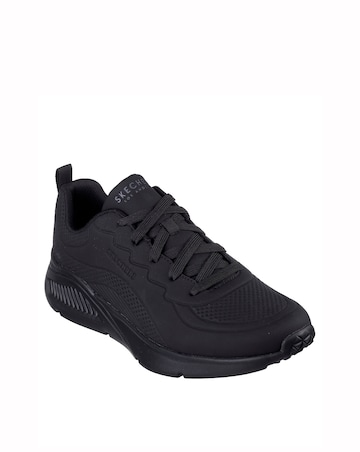 Skechers Deboss Durabuck Fashion Trainers - Black