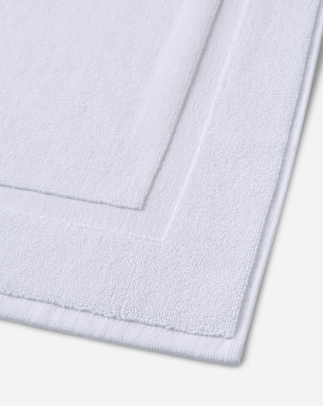 Egyptian Cotton Bath Mat - White