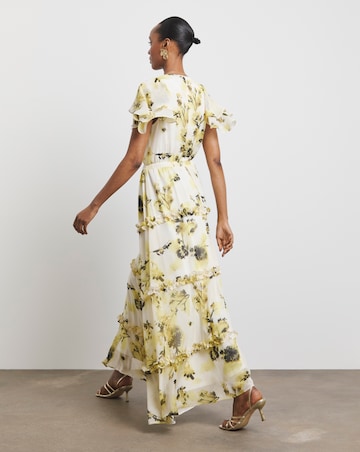 Joanna Hope Ruffle Maxi Dress