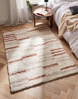 Nomad Shaggy Striped Cosy Rug