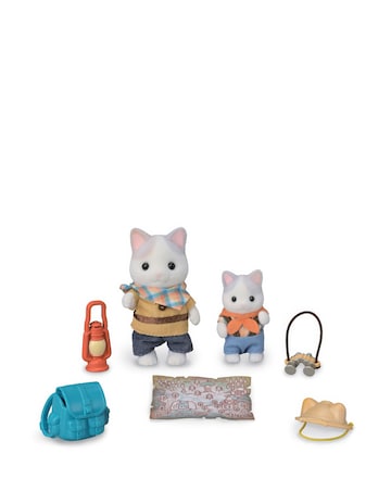 Sylvanian Families Exciting Exploration Set - Latte Cat Brother & Baby