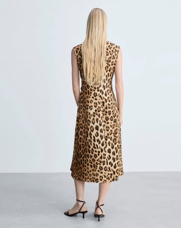 Mango Leopard Miriam Dress