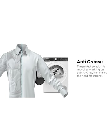 Hisense 5S Series DH5S102BW 10Kg Heat Pump Tumble Dryer - White