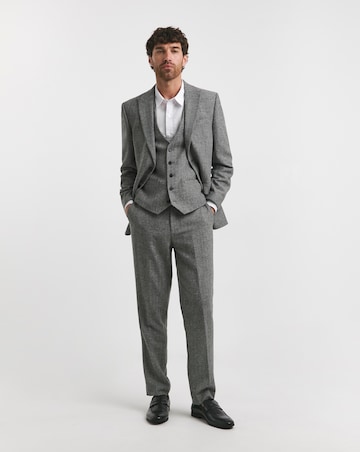 Herringbone Tweed Reg Fit Trouser