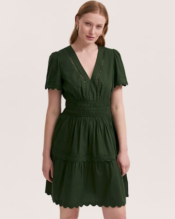 Finery London Scallop Mini Dress