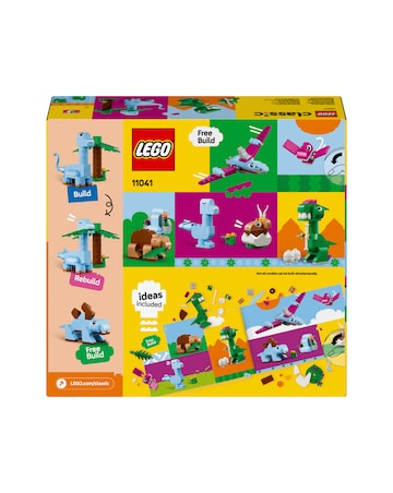 LEGO Classic Creative Dinosaurs, Assorted Brick Building Set 11041